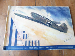 AIR ALBUM N° 3  AVIONS (Allemagne :Henschel 123, Junkers 88, )  (U.S.A. : Boeing B-17) (France) ( U.K.) (Italie) Etc - 1900 - 1949