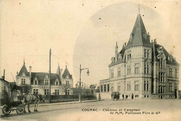 Cognac * Rue * Le Château Et Comptoir De MM PELLISSON , Père * Attelage - Cognac