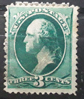 ETATS UNIS USA 1870 - 1882, Washington 3 C Vert Yvert 41 ,neuf * MH TB - Ongebruikt