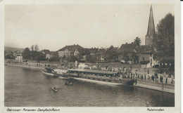 Holzminden, Oberweser-Dampfschiffahrt, Gelaufen 1931 - Autres & Non Classés