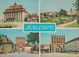 D-17139 Malchin - Alte Ansichten - Rathaus - Kulturpark - Steintor - Stamp - Teterow