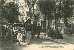 Fouras * Avenue Du Casino * Attelage Chèvres " Quand On N'a Pas D'automobile " - Fouras-les-Bains