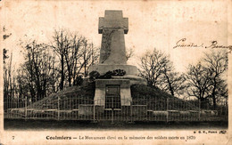N°95143 -cpa Coulmiers -le Monument élévé à La Mémoire Des Soldats Morts En 1870- - Coulmiers