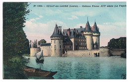 CPA CHATEAU FEODAL  La Façade - Sully Sur Loire