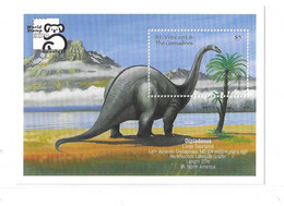 St Vincent Grenadines 1999 Dinosaurs Australia Stamp Expo S/S MNH - St.Vincent & Grenadines