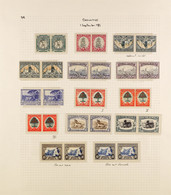 1933-48 HYPHENATED Pictorial Definitive Set With "Extras", SG 54/64cca, That Includes All Three Type 6d's & Both Shades  - Non Classés