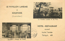 LANDES  SOUSTONS Hotel Restaurant  " Le Pavillon Landais " - Soustons