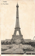 CPA Paris - La Tour Eiffel - Franchise Militaire - Cachet Trésors Et Postes 1918 - Envoyé à Alger - Altri & Non Classificati