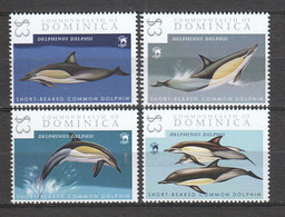 Dominica - MNH Set 1 DOLPHINS - Delfine