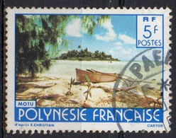 POLYNESIE FRANCAISE N° 136 O YT 1979 Paysages (Motu) - Oblitérés