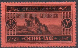 GRAND LIBAN 1927 * - Postage Due