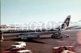 1977 AVION PLANE AIRCRAFT ALITALIA ITALIA ITALY 35mm AMATEUR DIAPOSITIVE SLIDE Not PHOTO No FOTO NB1244 - Diapositives (slides)
