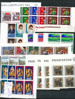 TIMBRE STAMP ZEGEL LOT LIECHTENSTEIN EN BLOC DE 4 SET IN QUATERS 743-756  XX  CÔTE 109  EUROS - Other & Unclassified