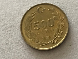 Münze Münzen Umlaufmünze Türkei 500 Lira 1990 - Turkey