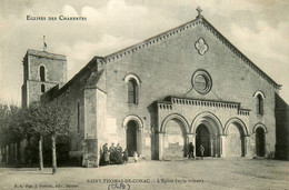 St Thomas De Conac * La Place De L'église , Style Roman - Angoulins