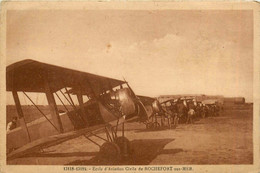 Rochefort Sur Mer * école D'aviation Civile * Avion Biplan Aérodrome - Rochefort