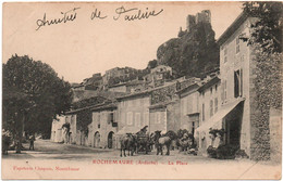 ROCHEMAURE (07) - LA PLACE - Rochemaure