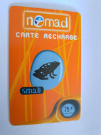 FRANCE/FRANKRIJK  NOMAD CARTE  SMALL FROG   75FR  PREPAID  USED    ** 10654** - Nachladekarten (Handy/SIM)