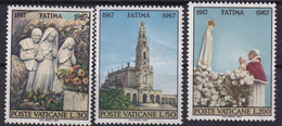 VATICANE 1967 - MNH - Mi 528-530 - Unused Stamps