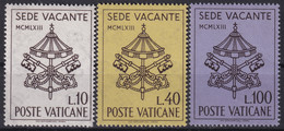 VATICANE 1963 - MNH - Mi 429-431 - Unused Stamps