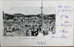 C. P. A. : Nouvelle Calédonie :  NOUMEA : Fête Du 14 Juillet, En 1903, Beaux Cachets Postaux - New Caledonia