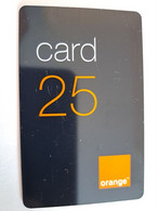 FRANCE/FRANKRIJK   ORANGE  25 -  DATE 31/12/02     PREPAID  MINT !!!   ** 10669** - Per Cellulari (telefonini/schede SIM)