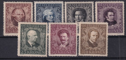 AUSTRIA 1922 - MLH - ANK 418-424 - Complete Set! - Usati