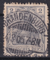 DEUTSCHES REICH 1905 - BRANDENBURG Cancel - Mi 83 - Germania - Used Stamps