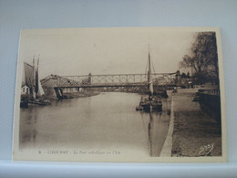 33 2830 CPA - AUTRE VUE SIGNATURE EDITEUR N° 2 - 33 LIBOURNE - LE PONT METALLIQUE SUR L'ISLE - BATEAUX - Libourne