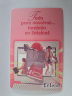 BOLIVIA  BS 10.00 TODO PARA NOSOTRAS  TAMBIEN EN ENTELNET / URMET  ENTEL/BOLIVIA  NICE MINT  CARD     ** 10688** - Bolivien