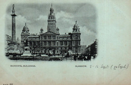 GLASGOW / MUNICIPAL BUILDINGS /  RARE PRECURSEUR / TBE - Lanarkshire / Glasgow