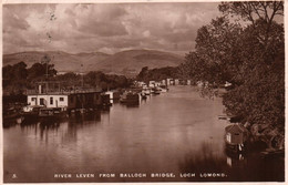 LOCH LOMOND / RIVER LEVEN FROM BALLOCH BRIDGE / - Stirlingshire