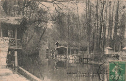 Oblitération Ambulant De Melun à Paris - 1907 - Sur CPA De Brunoy - Passerelle D'épinay - Otros & Sin Clasificación