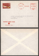 NORUEGA 1958 CRUZ ROJA RED CROSS METER - Lettres & Documents