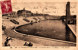 N°95183 -cpa Le Touquet Paris Plage -la Piscine Marine- - Schwimmen