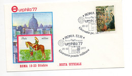 20-10-1977 Urphila 77- Giornata Della Posta Militare- Roma Eur - 1971-80: Marcophilia