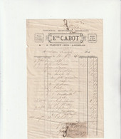 27-E.Cabot...Epicerie-Mercerie-Librairie..Fleury-sur-Andelle...(Eure)..1881 - Sonstige