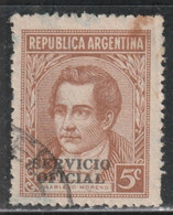 ARGENTINA 1362  // YVERT 340 (SERVICE) // 1938-54 - Oficiales
