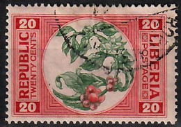 1920 Pepper Plant Sc 187 / SG 406 / YT 172 / Mi 195 Used / Oblitéré / Gestempelt [mu] - Liberia