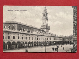 Cartolina - Vigevano - Piazza Del Duomo - 1915 Ca. - Pavia
