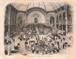 CPA Grand Format 18x14cm - Paris Intérieur Du Grand Palais - La Carte Est En Bon état Mais Poinçonnée (voir Scann) - Andere Monumenten, Gebouwen