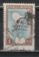 ARGENTINA 1368  // YVERT 347 (SERVICE) // 1938-54 - Oficiales