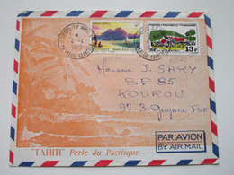 Enveloppe Timbrée à Destination De Kourou - Y & T N°31 Et 72 - Brieven En Documenten