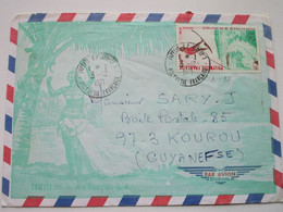 Enveloppe Timbrée à Destination De Kourou - Y & T N°87 - Briefe U. Dokumente