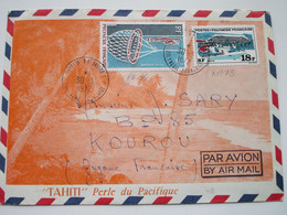 Enveloppe Timbrée à Destination De Kourou - Y & T N°75 Et PA34 - Cartas & Documentos