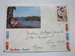 Enveloppe Timbrée à Destination De Paris - Y & T N° 11 - Cartas & Documentos