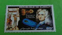 DJIBOUTI - Republic Of Djibouti - Timbre 1986 - Espace : Passage De La Comète De Halley - Djibouti (1977-...)