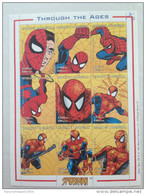 Madagascar Madagaskar 1999 Spiderman Spider Man Marvel Souvenir Sheet Bloc Block TRES RARE ! - Madagascar (1960-...)