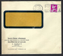 SUISSE 1932: LSC De Lausanne Affr. De 20c - Brieven En Documenten