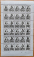 COB 2066 Feuille(s) Complète(s) NMH Année 1982. Grand Orient De Belgique. 150 Ans De Fédération Des Loges Des Francs-Maç - Full Sheets
